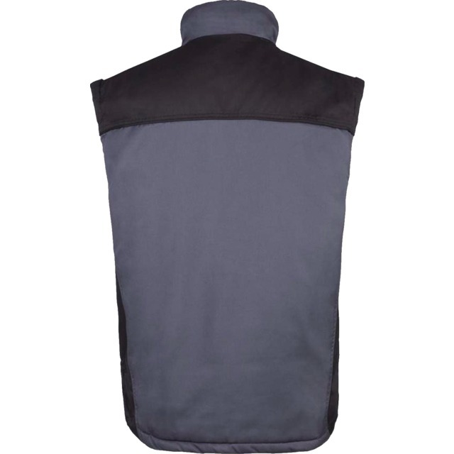 Gilet de Travail sans Manches Matelasse GRIS/NOIR M référence fournisseur 260382